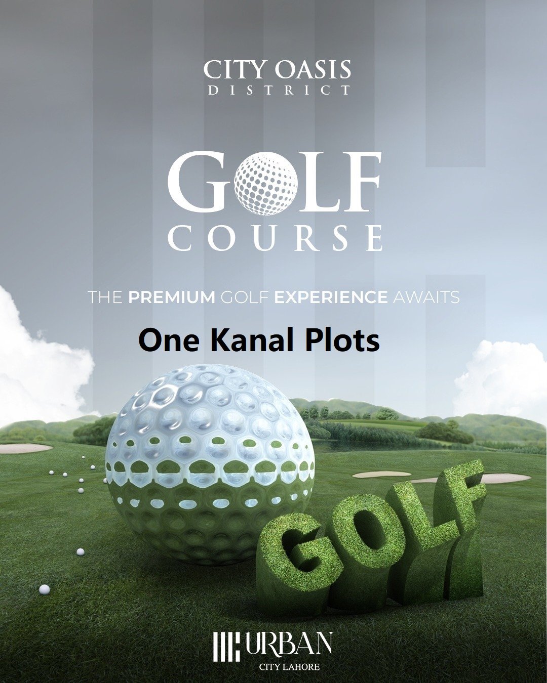 Urban City Lahore Offers Golf Facing One Kanal Plots For Booking