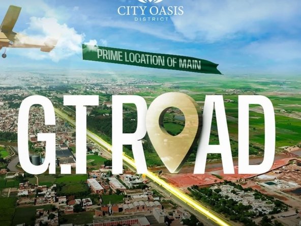 Urban City Lahore's City Oasis Block has direct access to GT Road Now